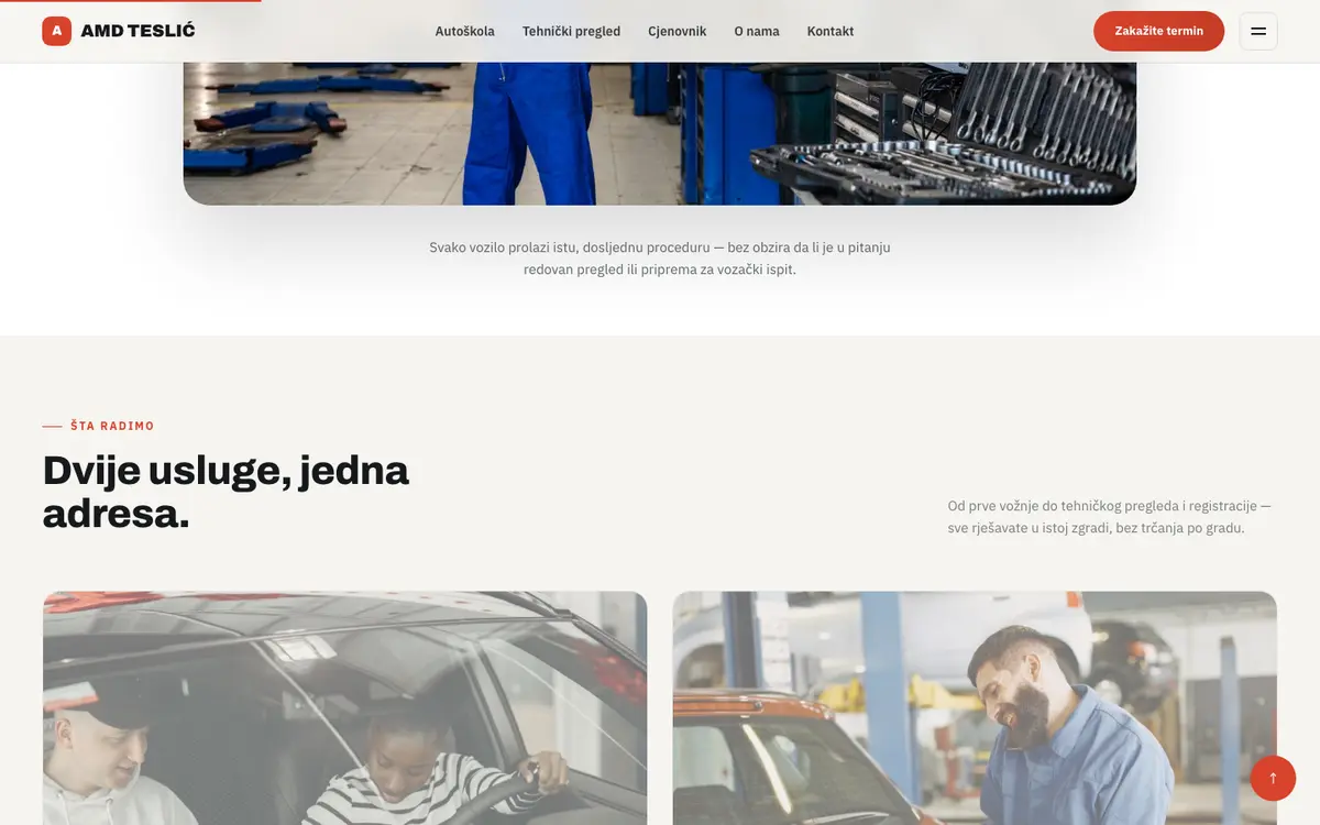 Autoškola i tehnički — sekcija 1