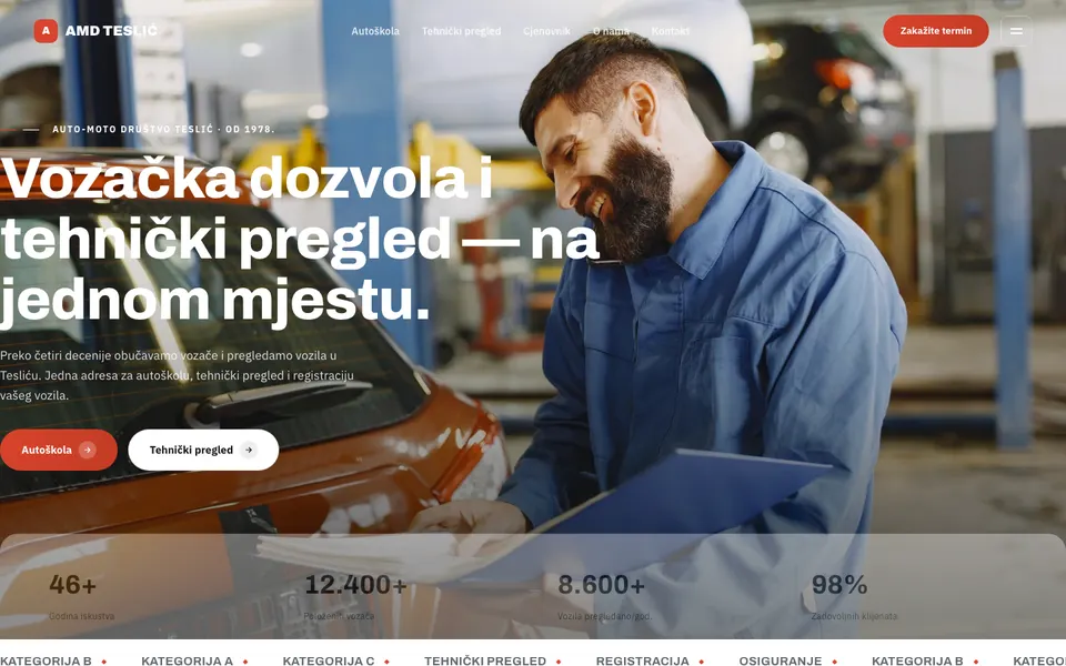 Šablon Autoškola i tehnički — Auto servisi