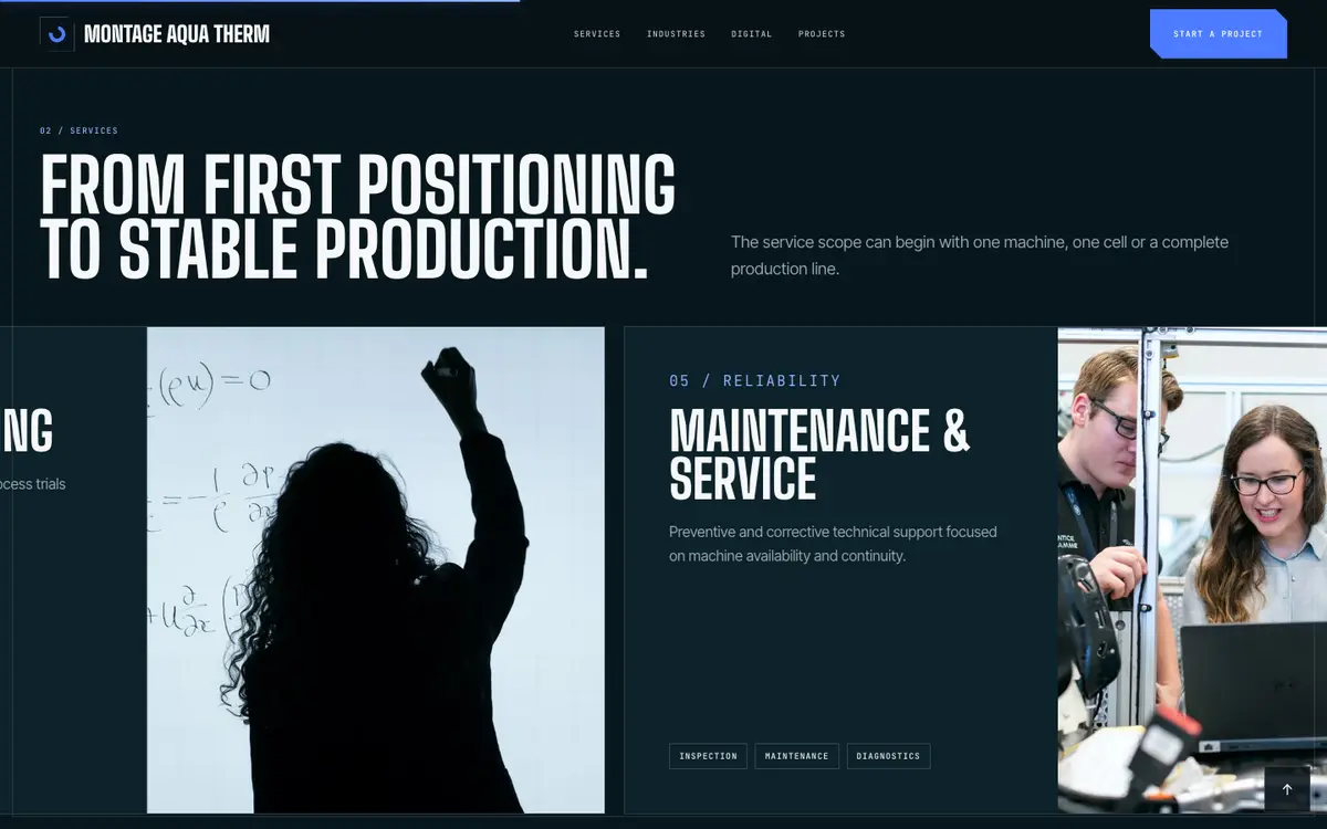 Industrial Services — sekcija 3
