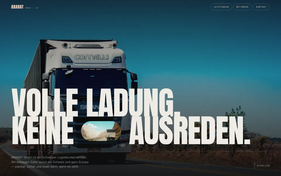 Šablon Swiss Logistik — Logistika i transport