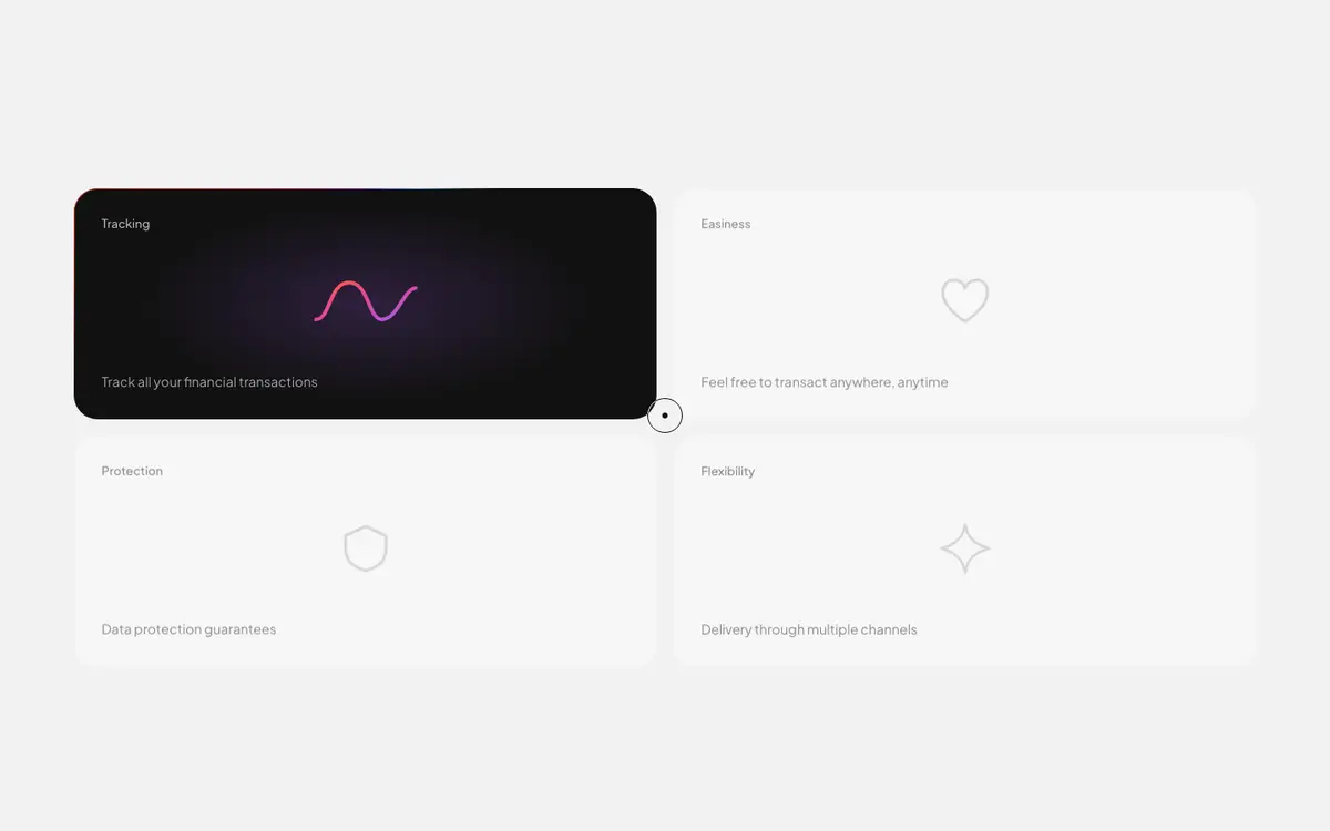 Fintech App — sekcija 1