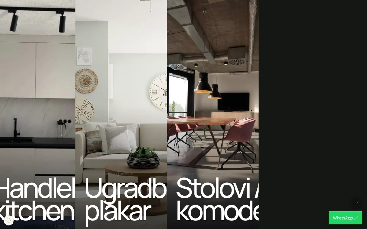 Furniture Export — sekcija 3