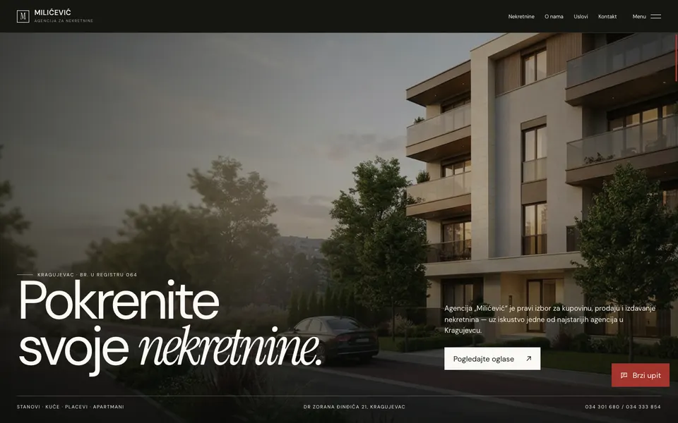 Šablon Agencija Classic — Nekretnine