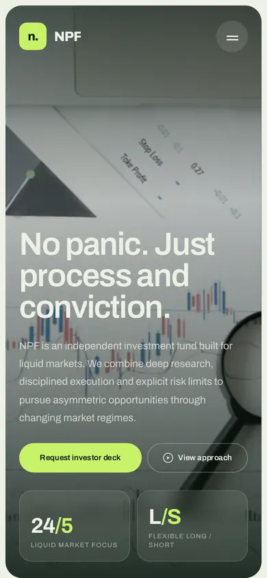 Process Fund — mobilni prikaz