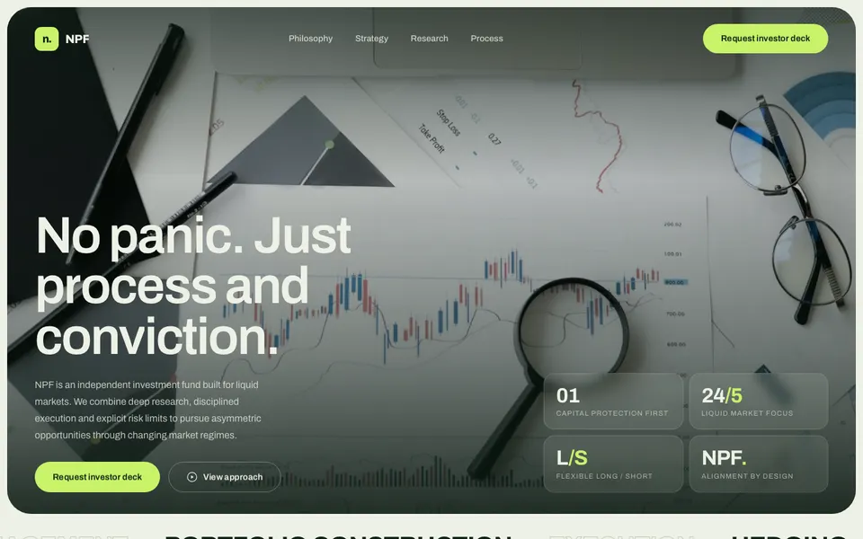Šablon Process Fund — Finansije