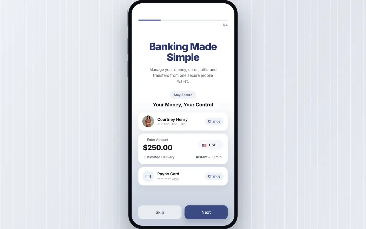 Neo Bank — sekcija 1