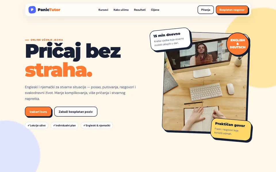 Šablon Škola jezika — Klubovi, škole i agencije