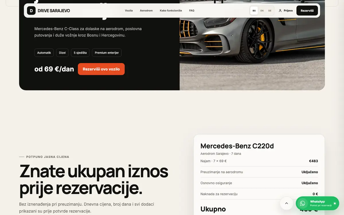 Rent a Car — sekcija 2