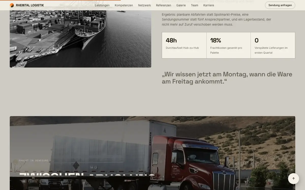 Fracht in Bewegung — sekcija 2