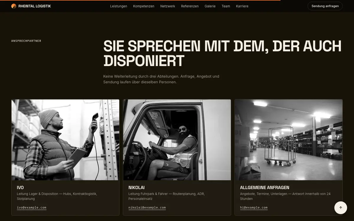 Fracht in Bewegung — sekcija 4