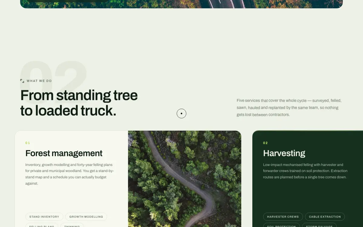 Silva Forestry — sekcija 1