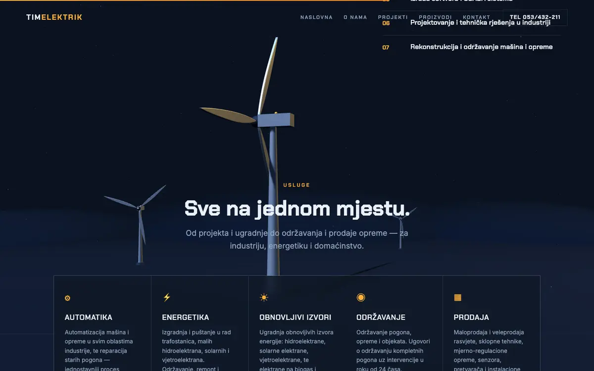 Elektro Energija — sekcija 3