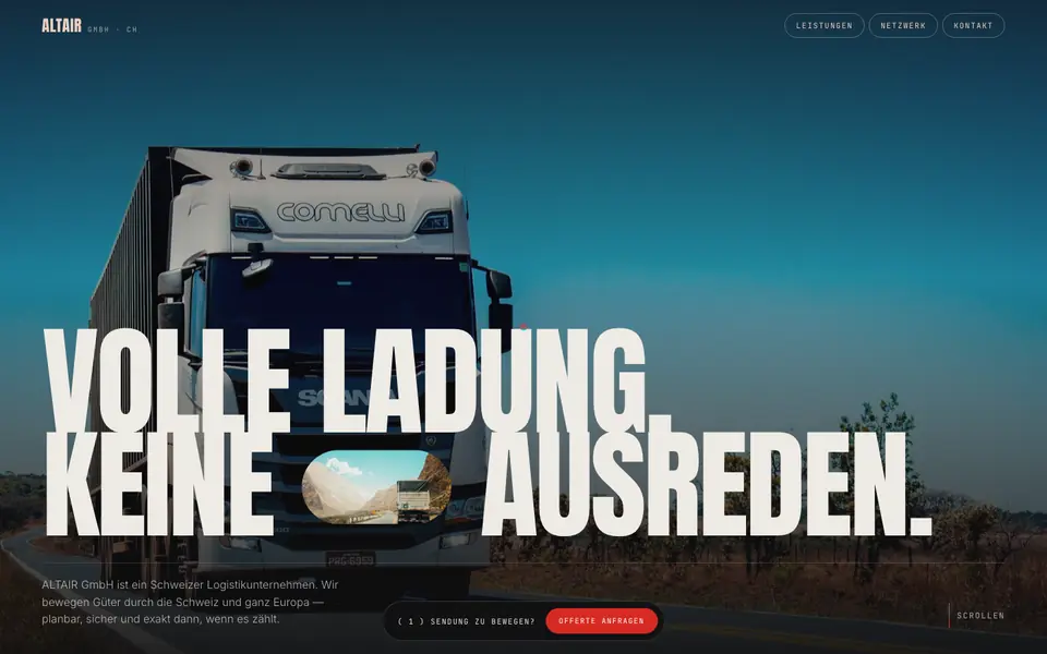 Šablon Swiss Logistik — Logistika i transport