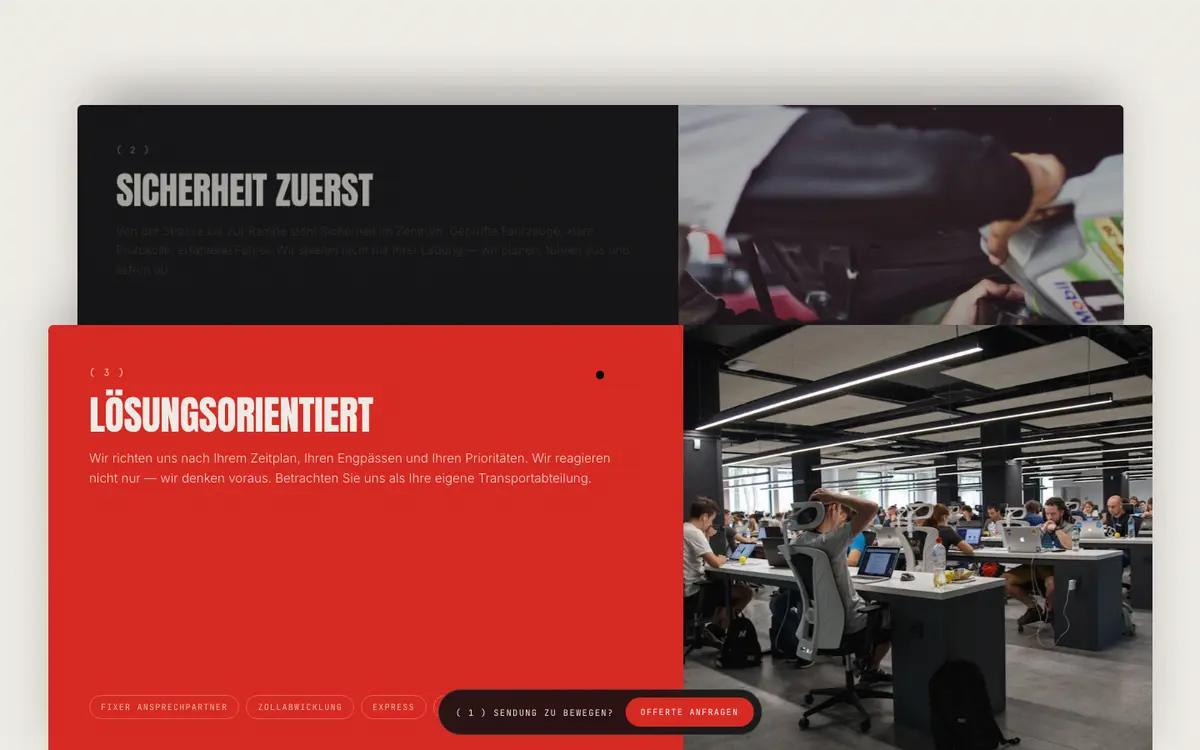 Swiss Logistik — Abschnitt 2