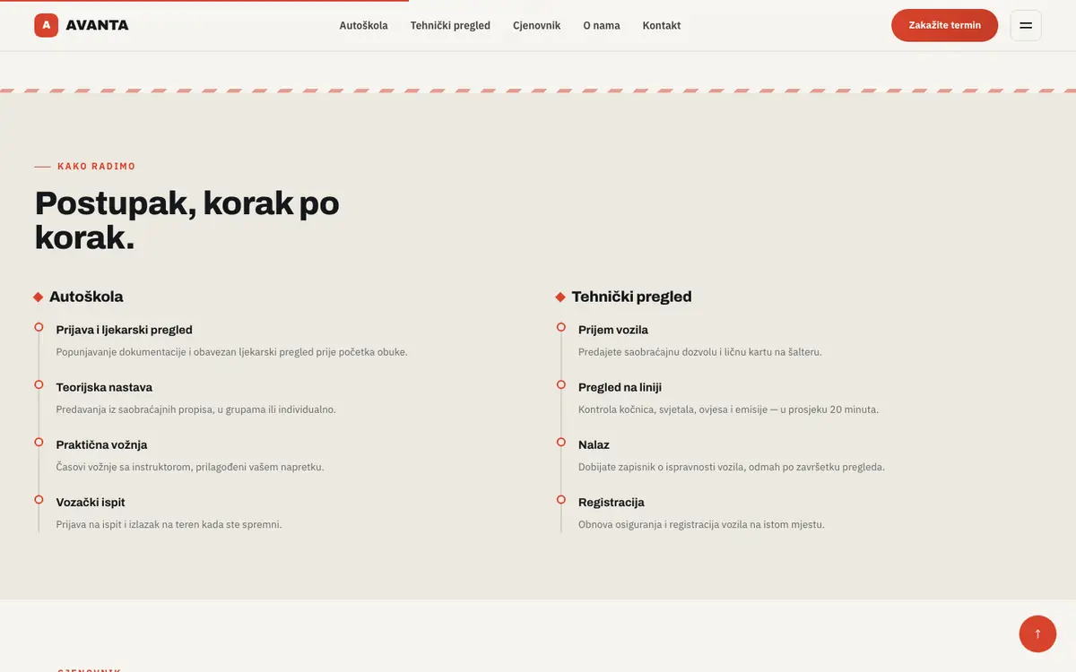 Autoškola i tehnički — sekcija 2