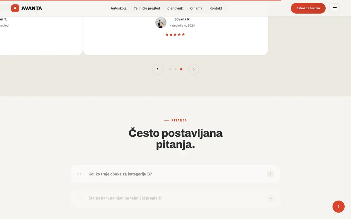 Autoškola i tehnički — sekcija 4