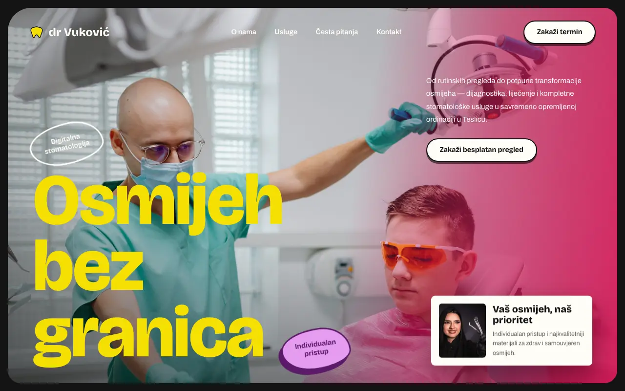 Snimak ekrana: Stomatolog — Desktop