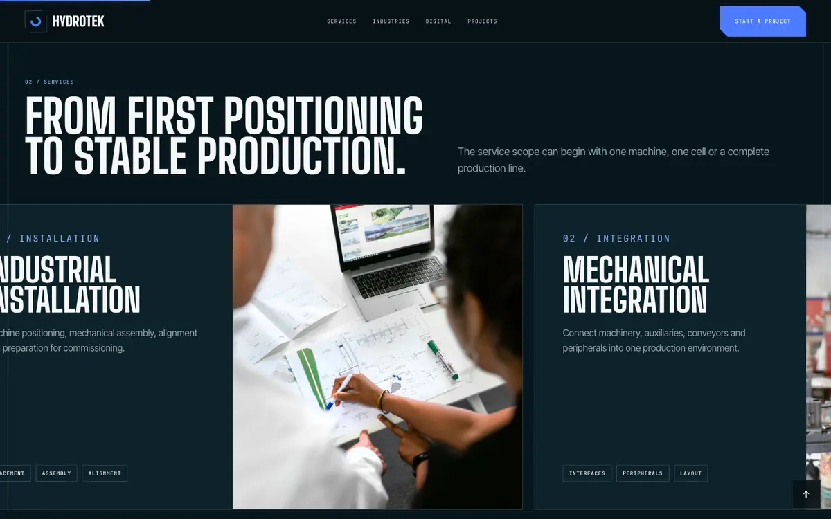 Industrial Services — sekcija 1