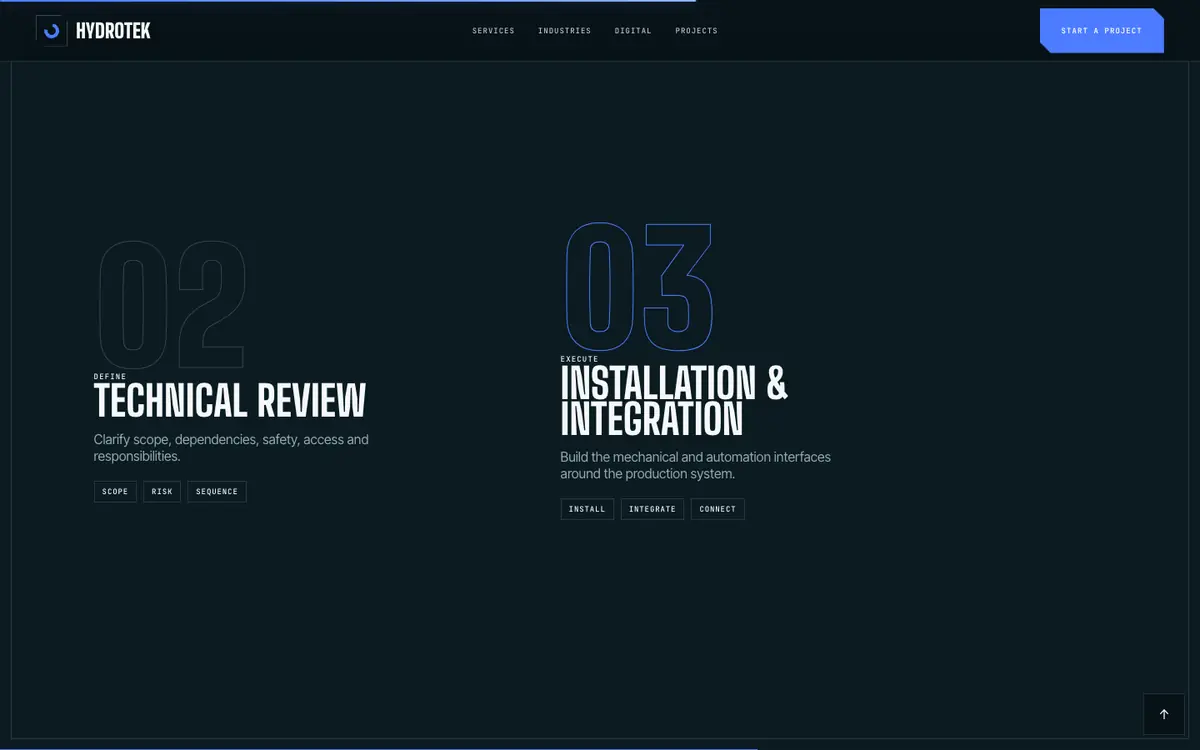 Industrial Services — sekcija 3