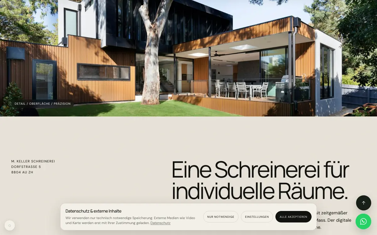 Schreinerei — sekcija 4