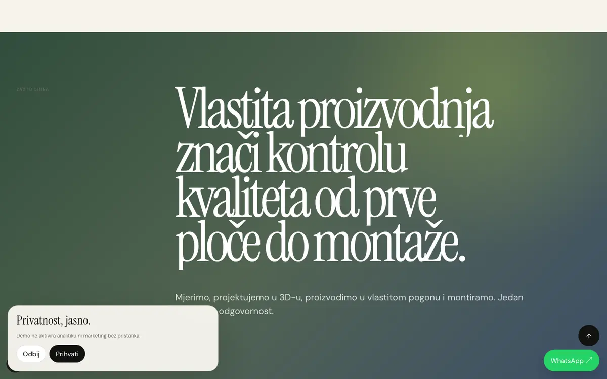 Kuhinje Program — sekcija 2