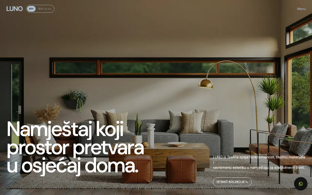 Snimak ekrana: Enterijer Studio — Desktop