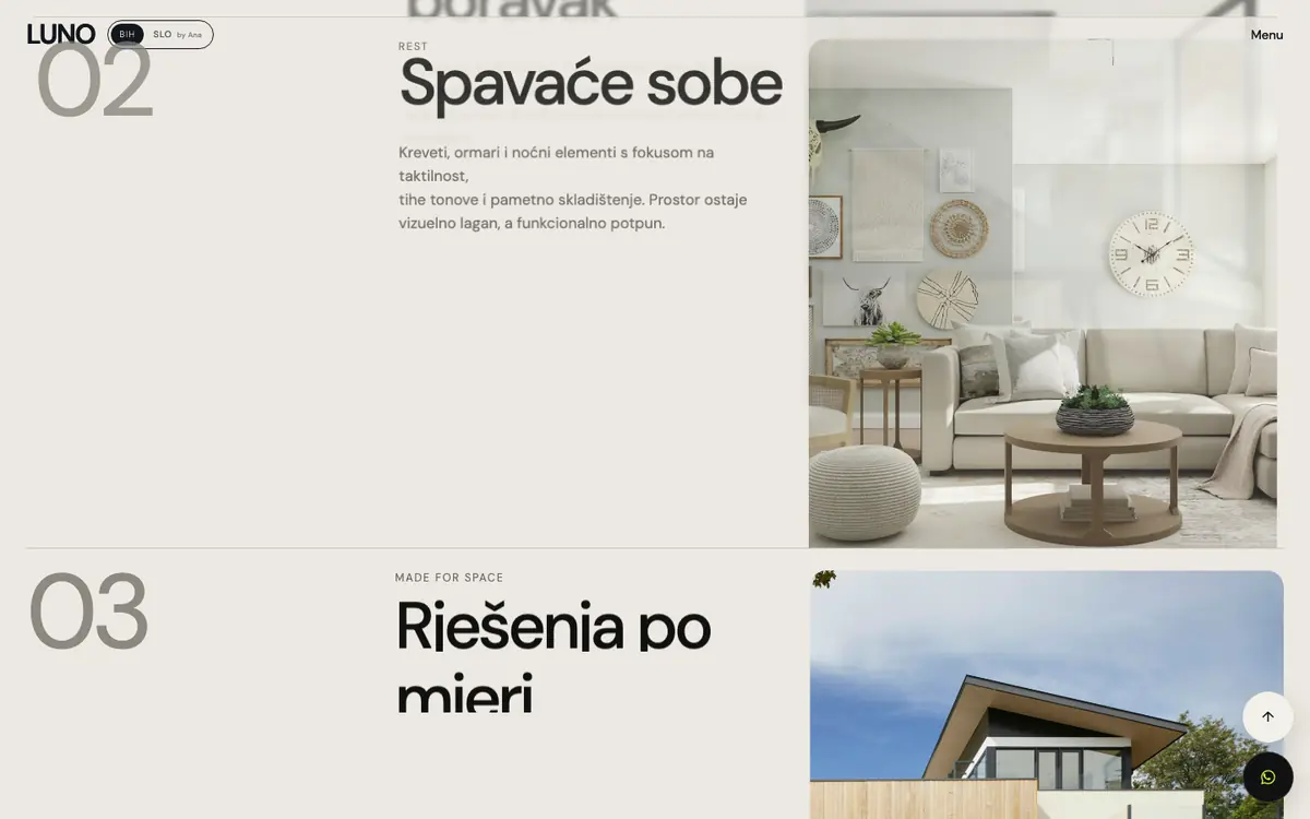 Enterijer Studio — sekcija 1