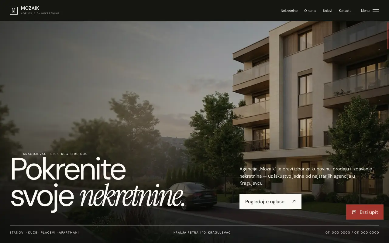Snimak ekrana: Agencija Classic — Desktop