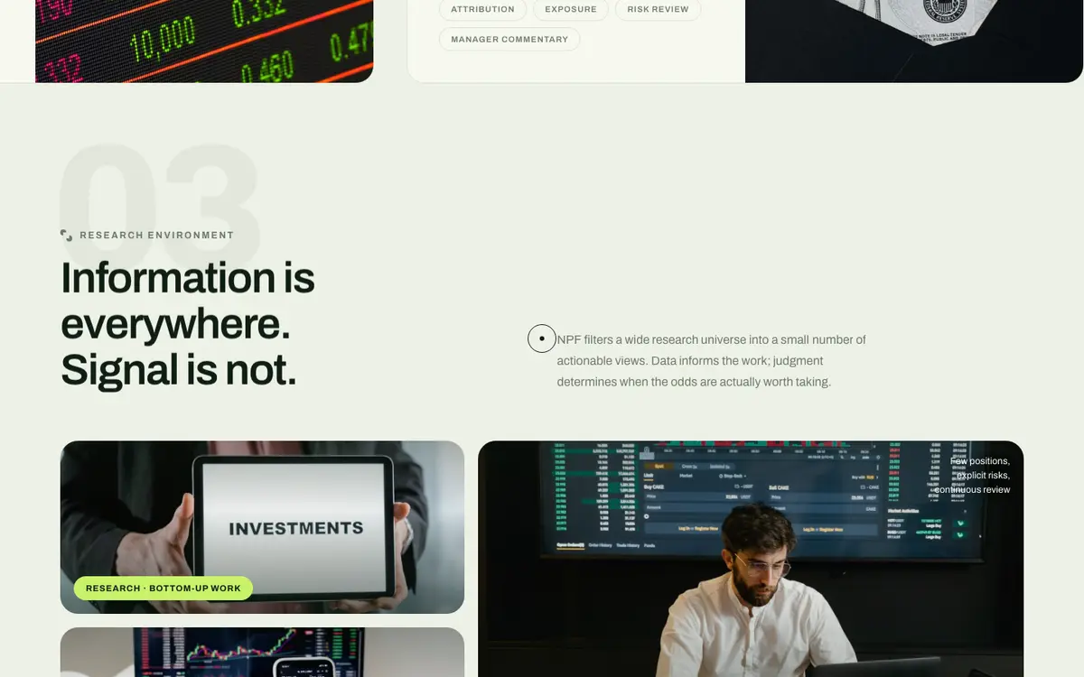 Process Fund — Abschnitt 3