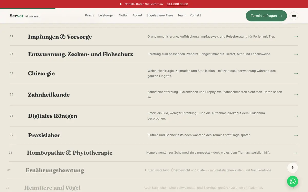 Veterinar — sekcija 1