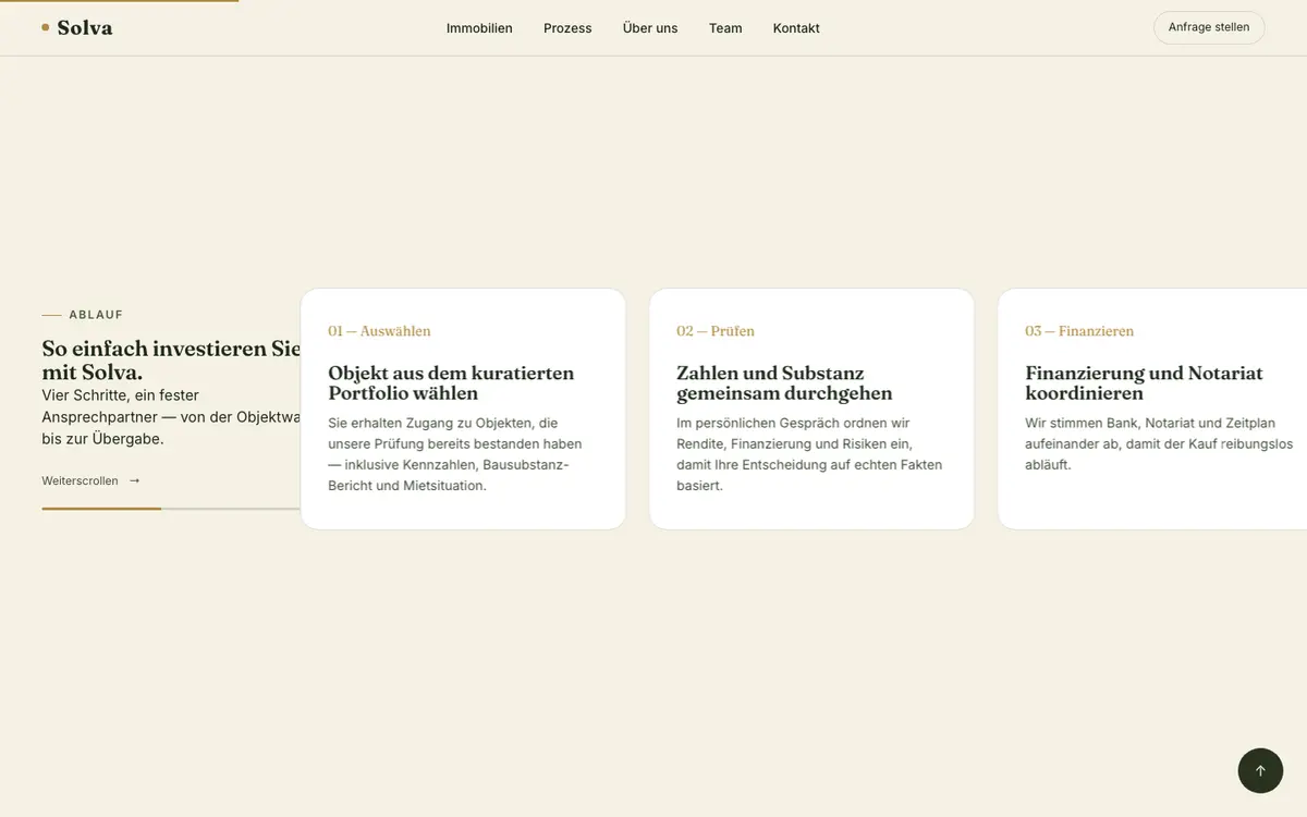Solva Invest — Abschnitt 1
