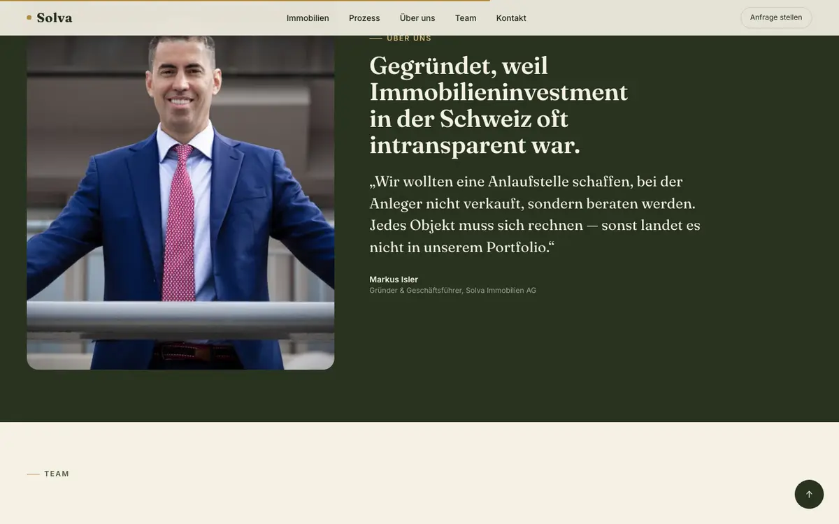 Solva Invest — Abschnitt 3