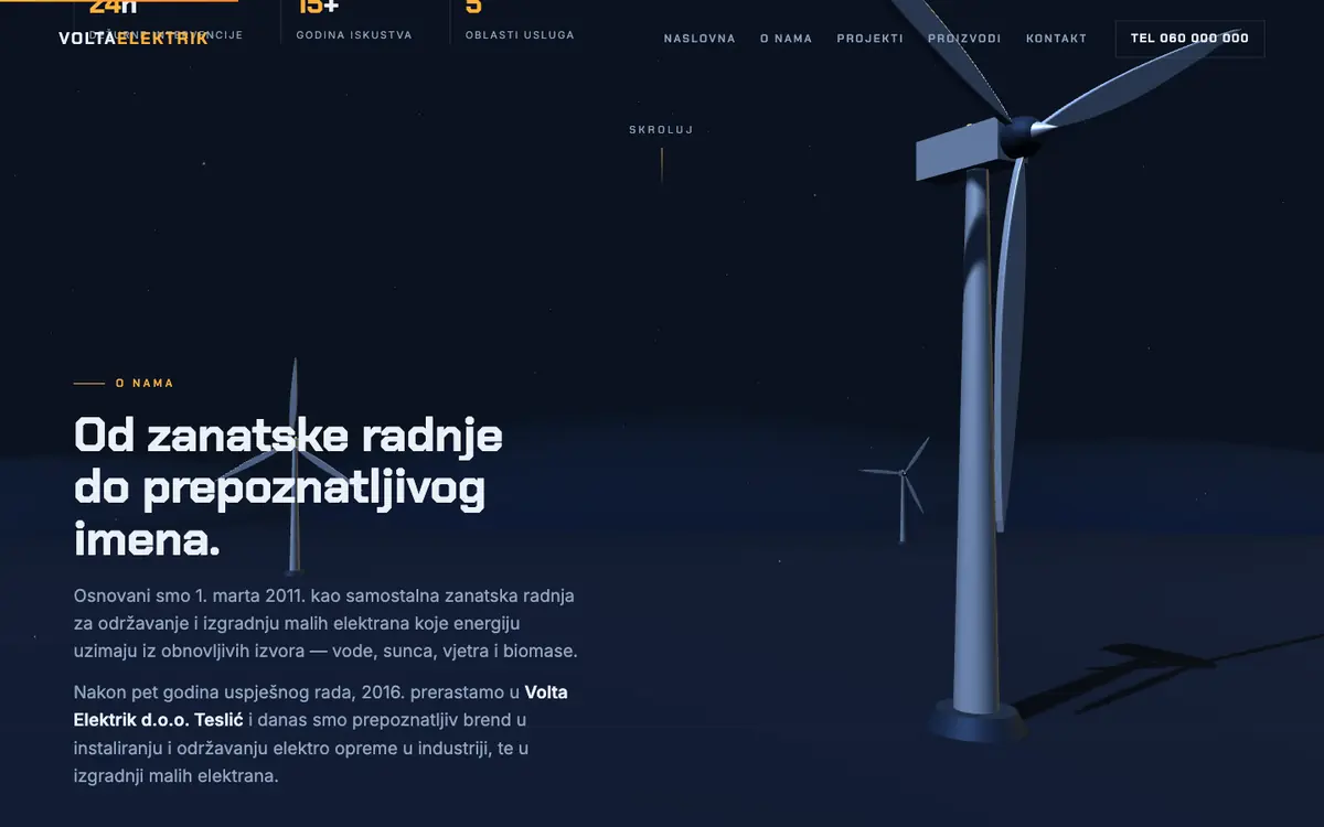 Elektro Energija — sekcija 1