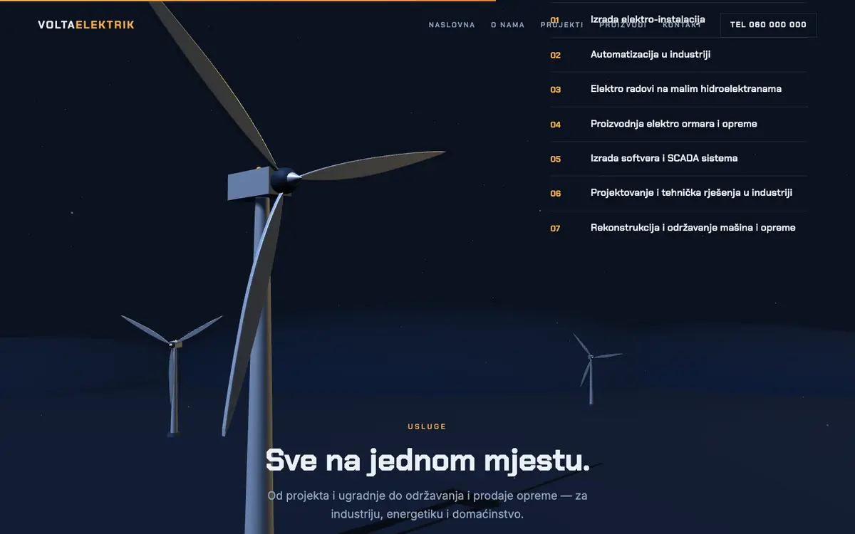 Elektro Energija — sekcija 3