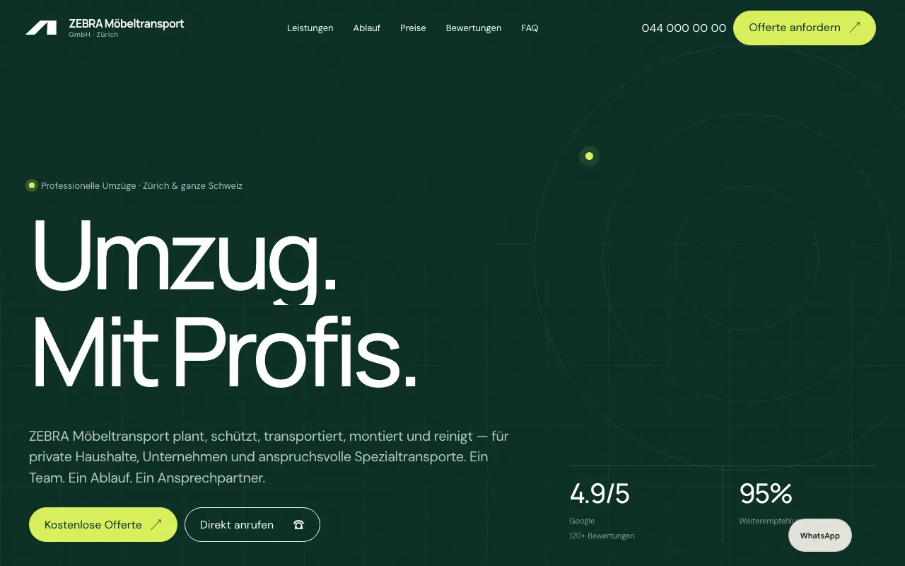 Snimak ekrana: Möbeltransport — Desktop