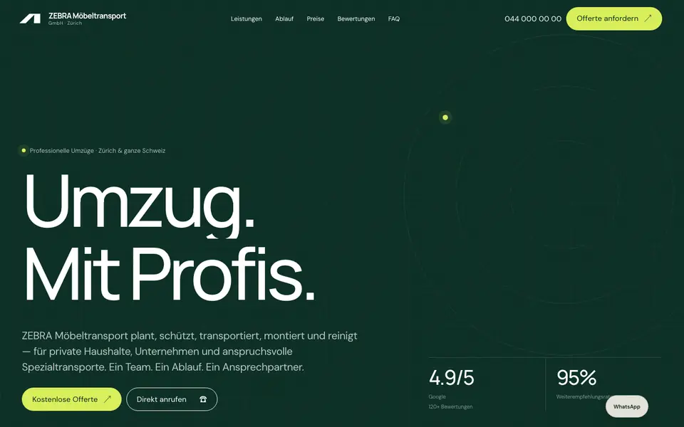 Šablon Möbeltransport — Logistika i transport